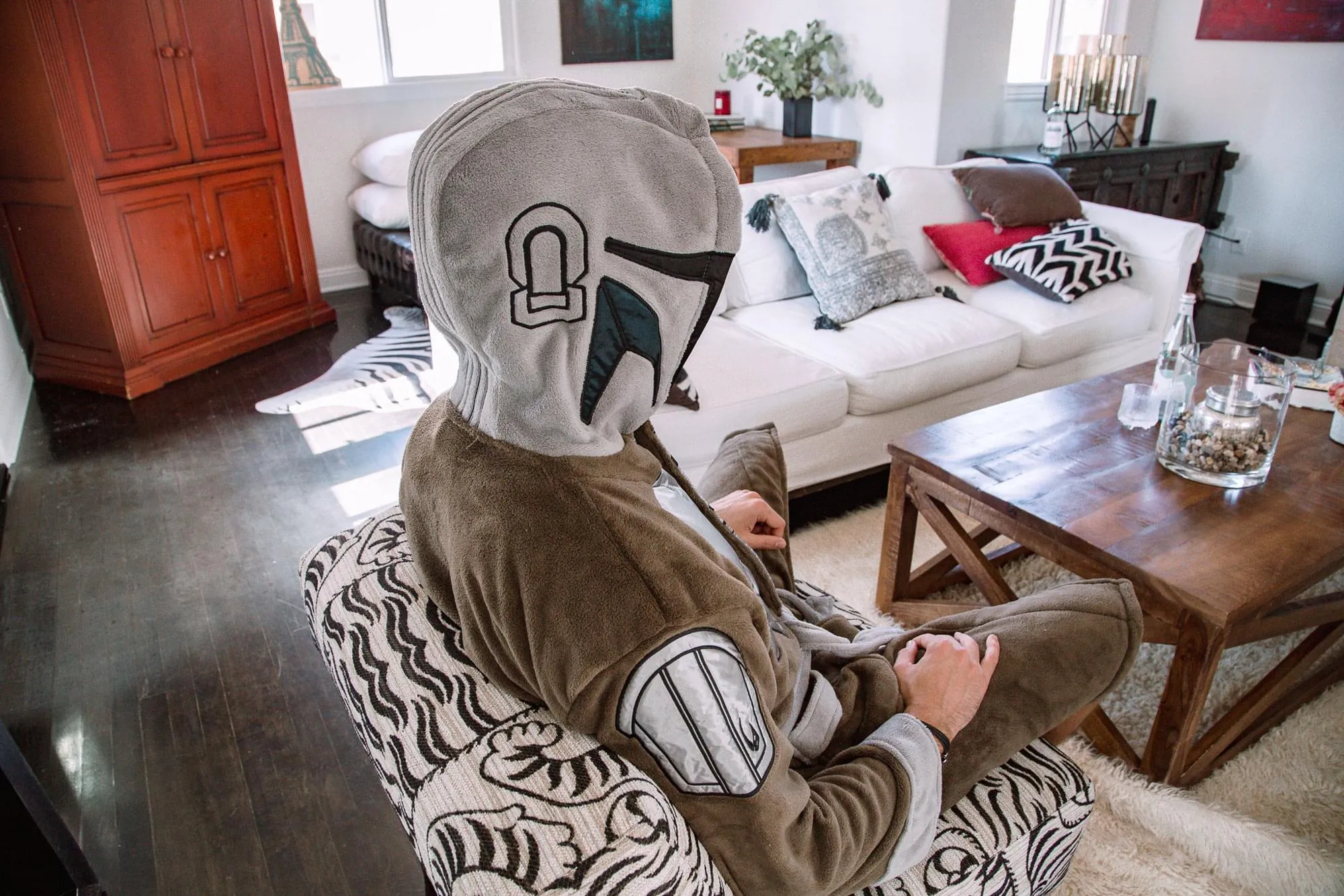 Star Wars: The Mandalorian Bounty Hunter Bathrobe for Adults