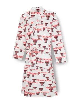 Texas Tech "Docket" All Over Print Microfleece Robe