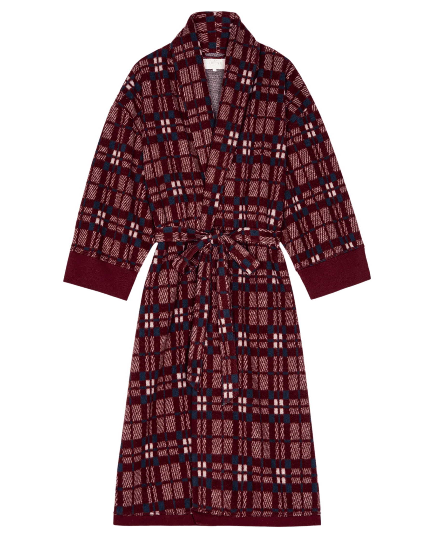 The Plush Fleece Robe. -- Fireside Plaid