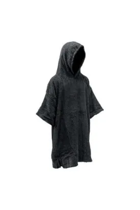 Tiki Junior Hooded Change Robe - Black - No Logo