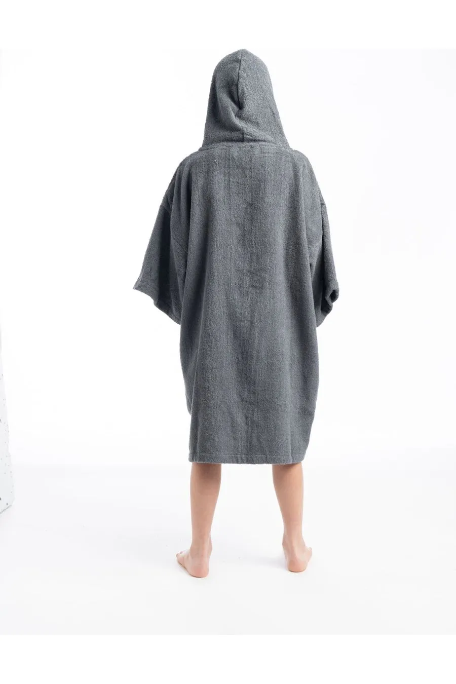 Tiki Junior Hooded Change Robe Grey