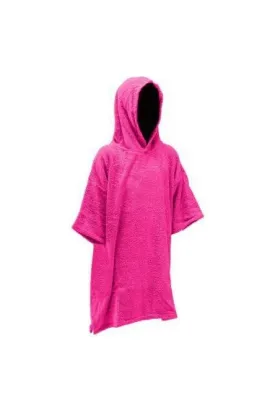 Tiki Junior Hooded Change Robe - Pink - No Logo