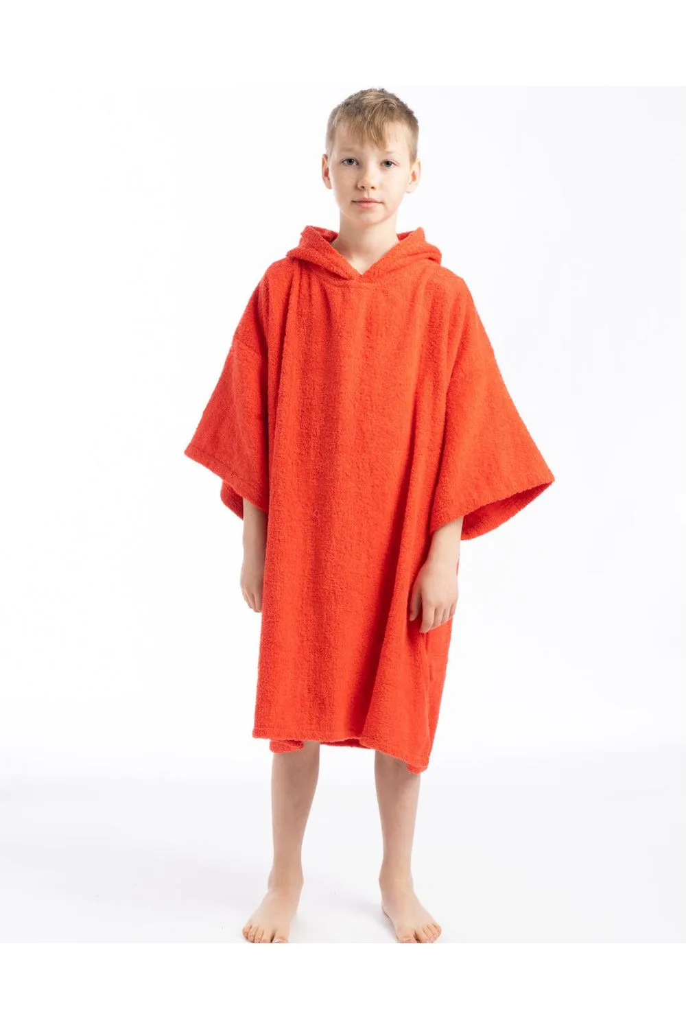 Tiki Junior Hooded Change Robe Red No Logo