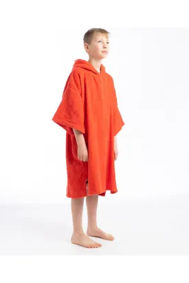 Tiki Junior Hooded Change Robe Red No Logo