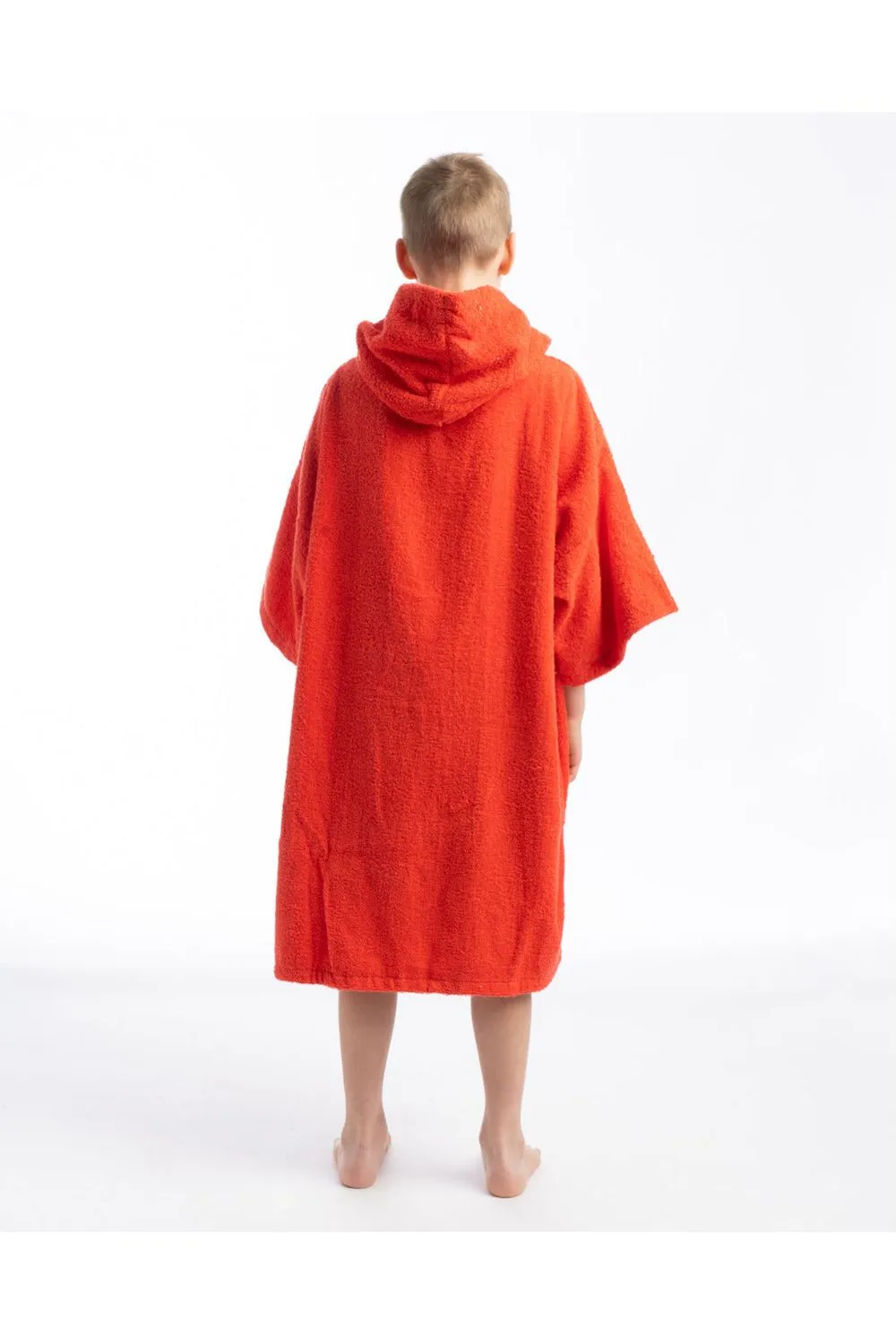 Tiki Junior Hooded Change Robe Red No Logo