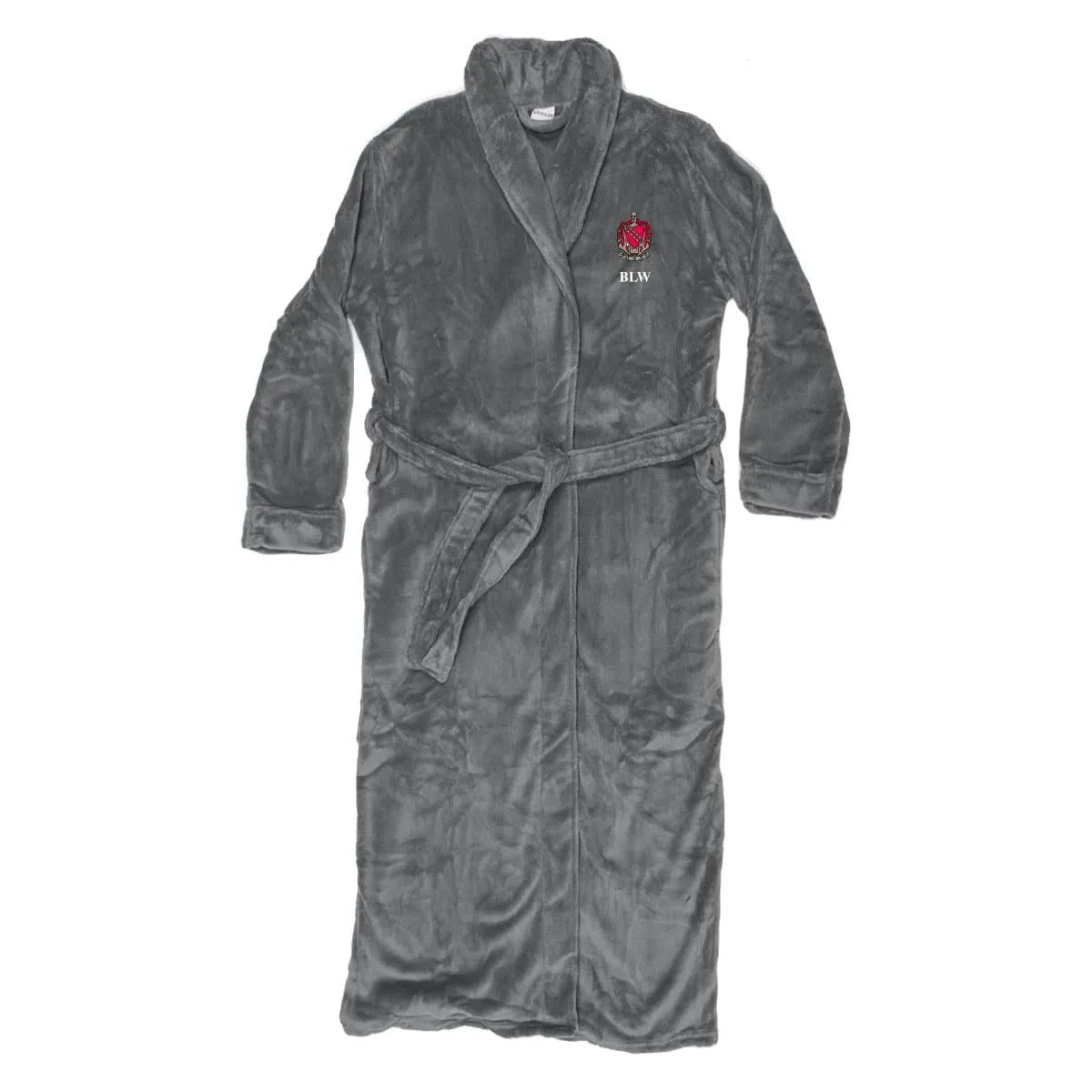 TKE Personalized Charcoal Ultra Soft Robe