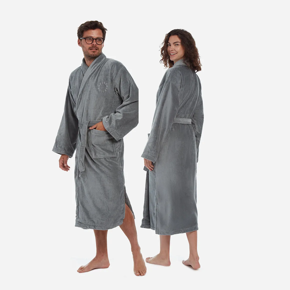 Unisex Velour Bathrobe