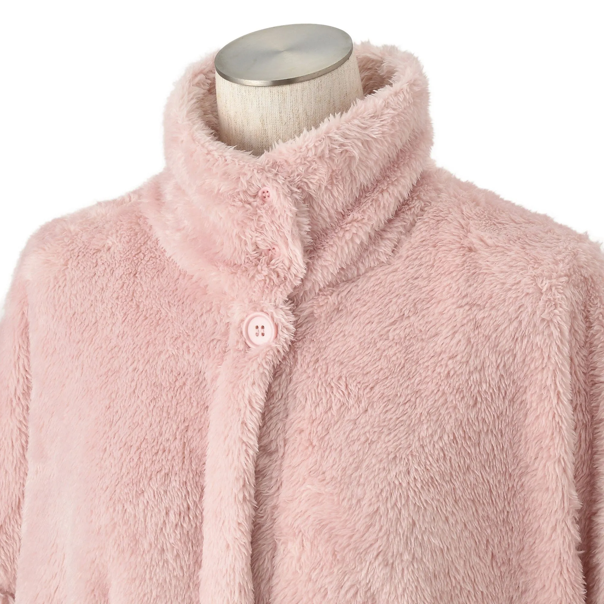 Warm Fleece Blanket Robe Pink