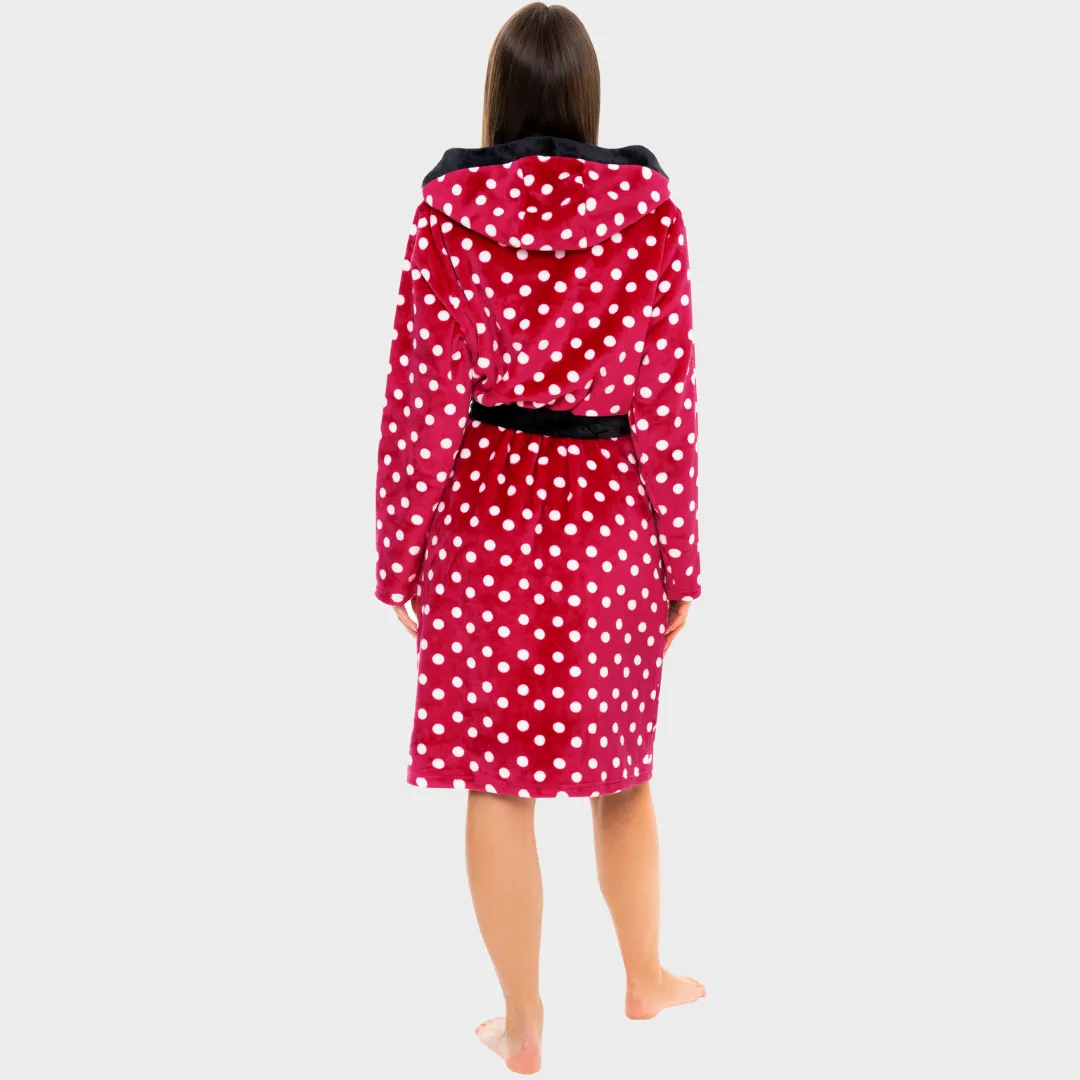 Womens Minnie Mouse Dressing Gown