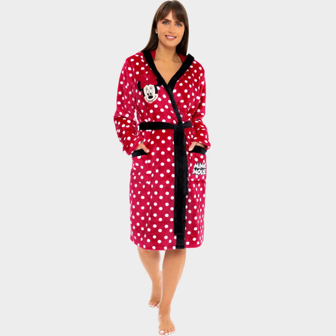 Womens Minnie Mouse Dressing Gown