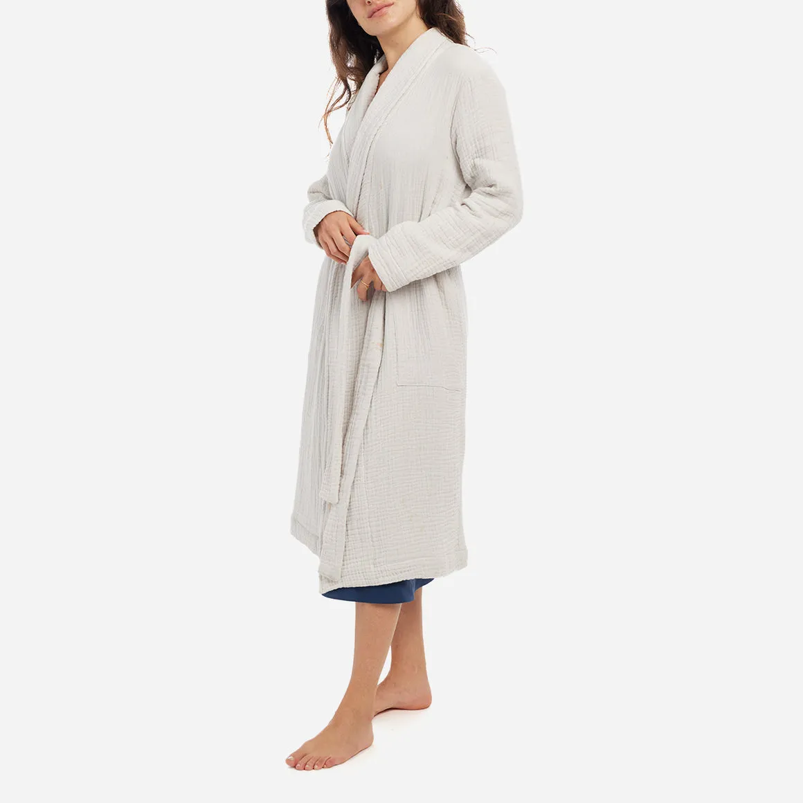 Zoey Cotton Gauze Robe